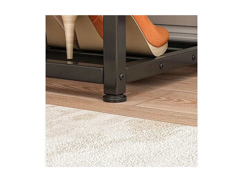 Schuhschrank, mit Sitz, industriell 62 cm