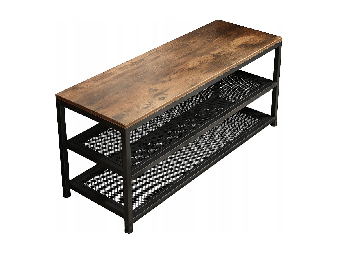 Sapateira, armário para sapatos, com assento, industrial