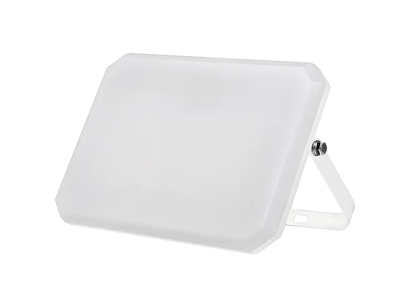 Alcapower -  Weißer LED-Projektor Außenstrahler 230V 100W 4000K Abdeckung milchig 10000lm 266x190x30 mm