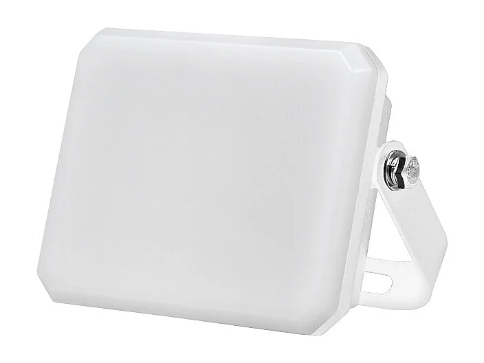 Weißer LED-Projektor Außenstrahler 230V 10W 4000K Abdeckung milchig 950lm 89x62x25,5 mm