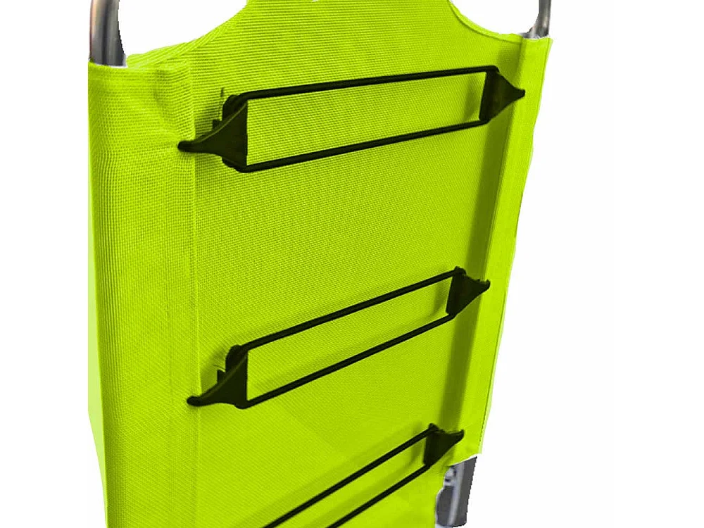 Lettino sdraio jolly fiam verde 022tx vp alluminio
