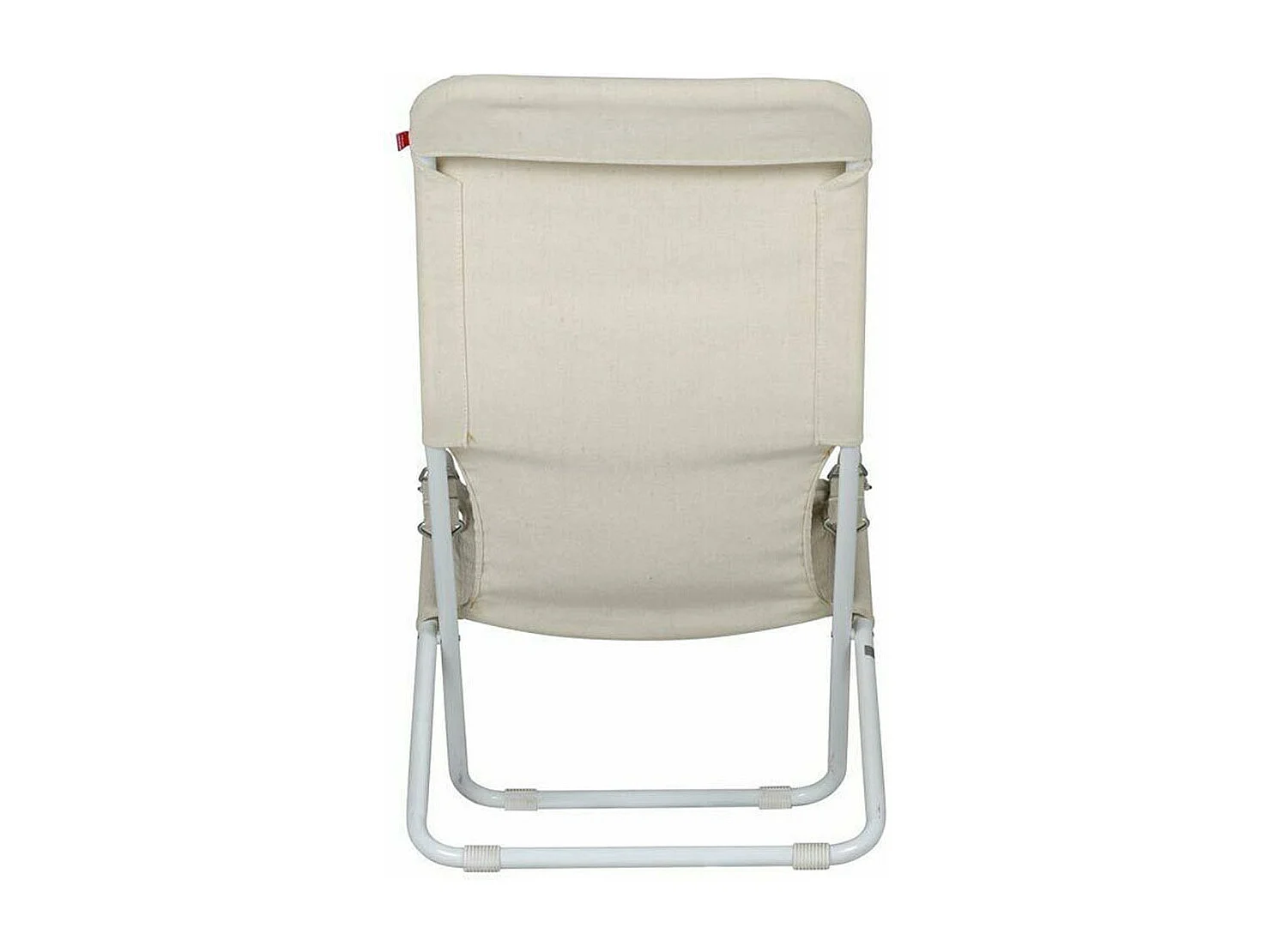 Fiam Fiesta ligstoel wit stalen frame met jute bekleding 127BSJUT