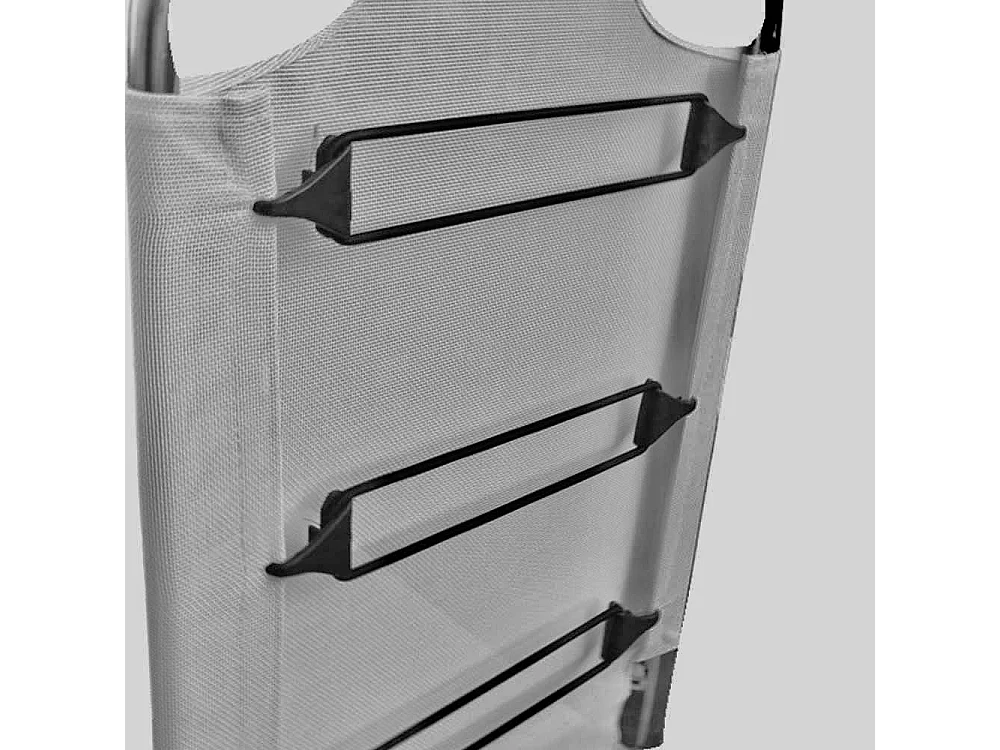 Lettino jolly fiam grigio 031tx bigr in alluminio