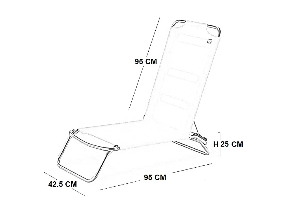 Lit aluminium Jolly fiam gris 031tx bigr