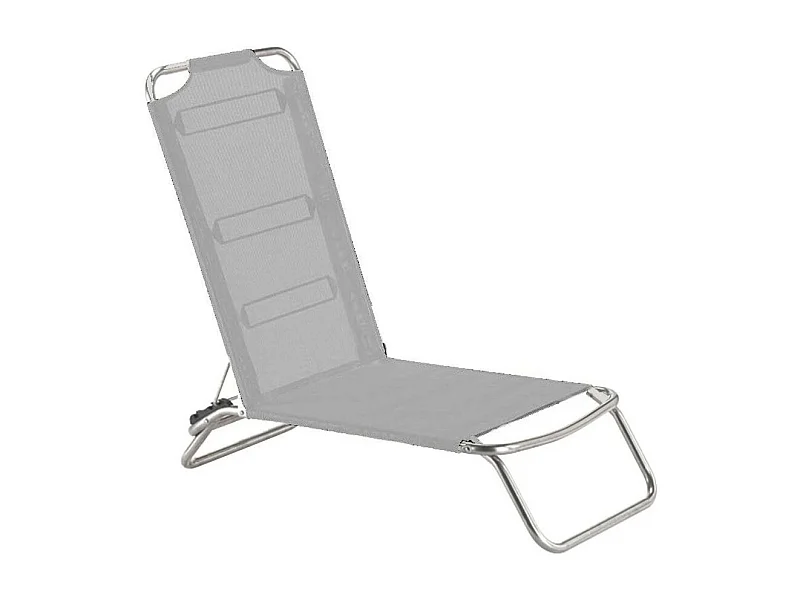 Lettino jolly fiam grigio 031tx bigr in alluminio