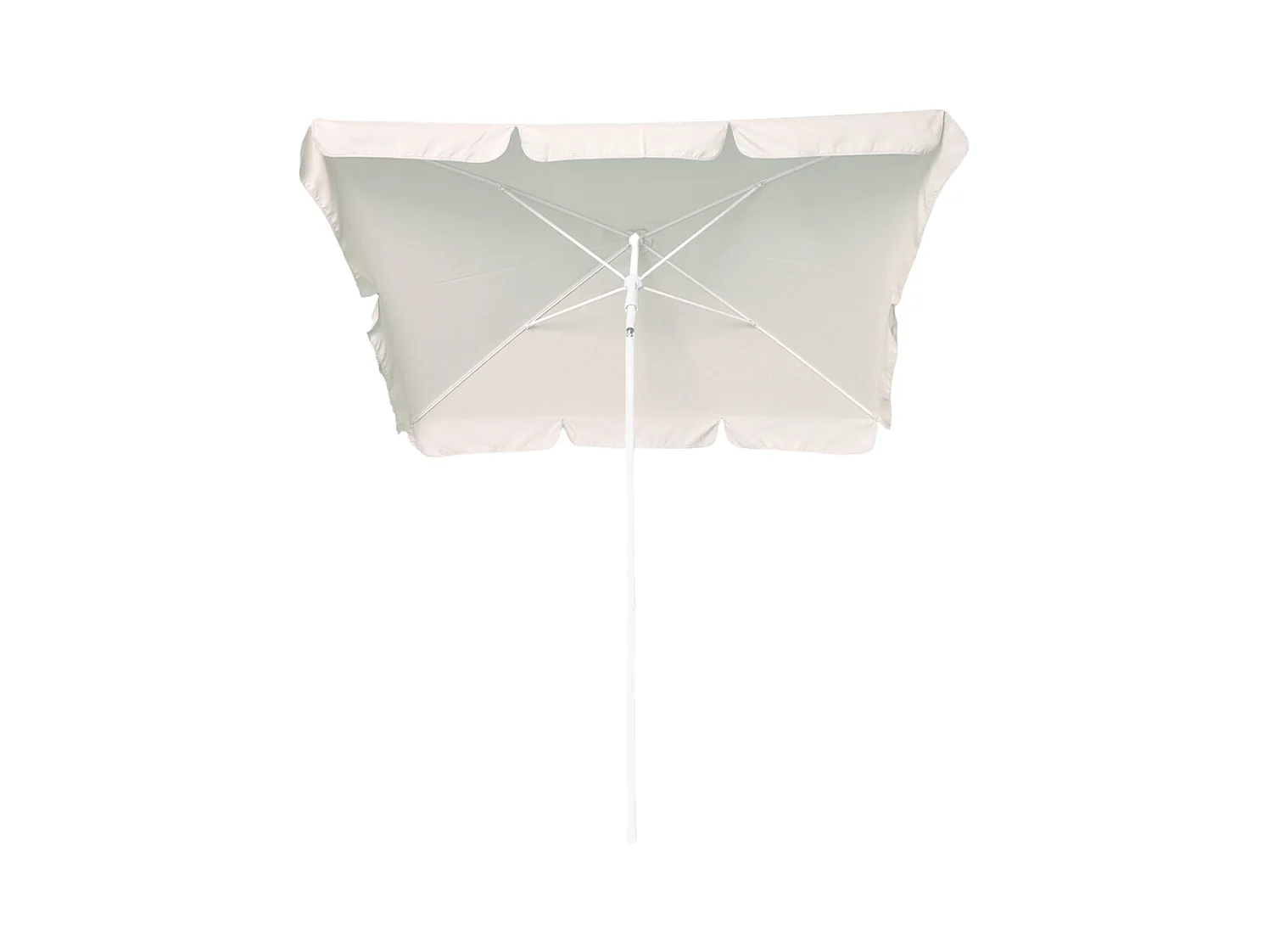 Ombrellone Maffei Art.113R ecru 185 x 125 x h 230 cm telaio in acciaio bianco