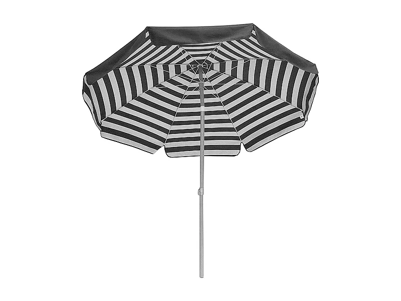 Ombrellone tondo Maffei art. 181 Venezia fantasia a righe colore grigio scuro