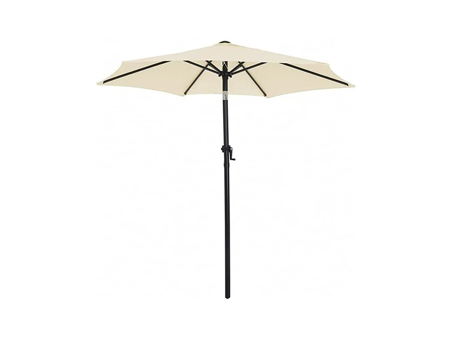 Ombrellone da giardino bianco palo centrale diametro m 3 esagonale