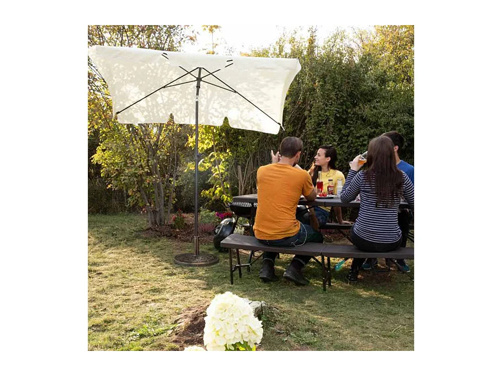 Base de parasol standard effet fonte diamètre 57 cm poids 19 kg