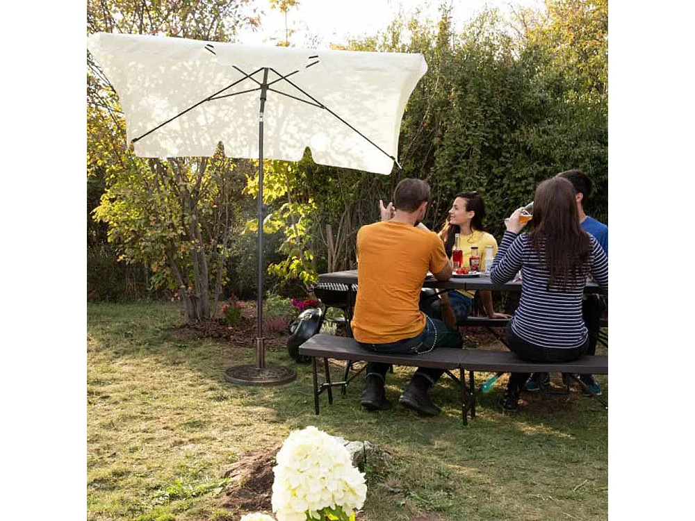 Base de parasol standard effet fonte diamètre 57 cm poids 19 kg