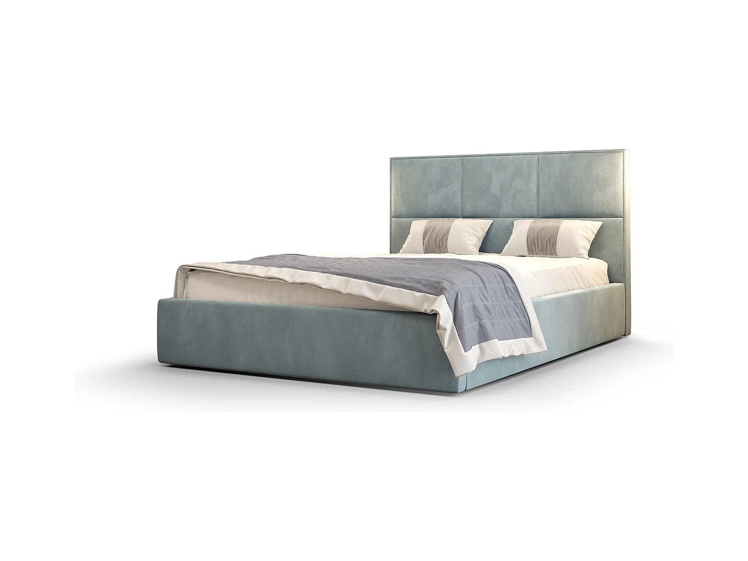 Bedante Polsterbett ELGA 160x200cm, Bettkasten, Doppelbett, Hotelbett, Matratze, Bettkasten, Schlafzimmer, Stauraum, Kontinentalbett, Boxspringbett