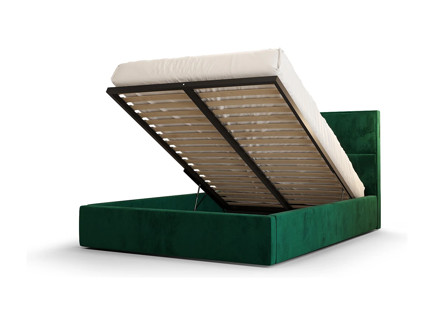 Bedante Polsterbett ELGA 140x200cm, Bettkasten, Doppelbett, Hotelbett, Matratze, Bettkasten, Schlafzimmer, Stauraum, Kontinentalbett, Boxspringbett