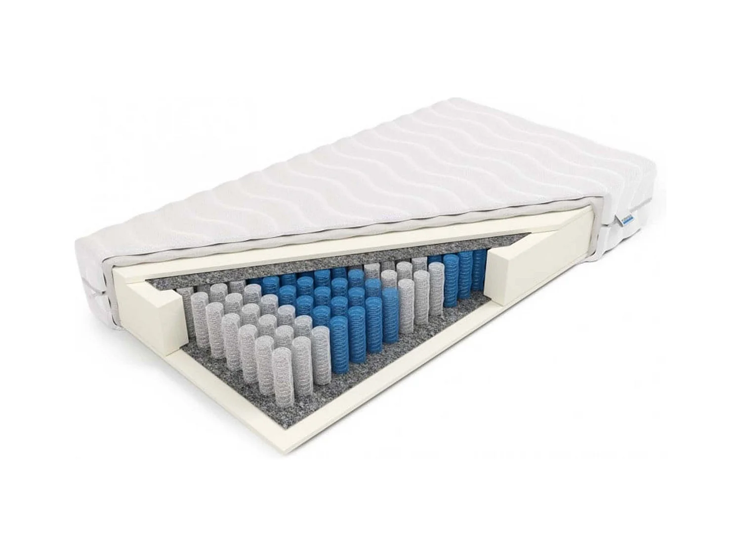 Bedante Polsterbett DAST 90x200cm, Bettkasten, Einzellbett, Bett, Bettkasten, Schlafzimmer, Stauraum, Kontinentalbett, Boxspringbett, Chrome