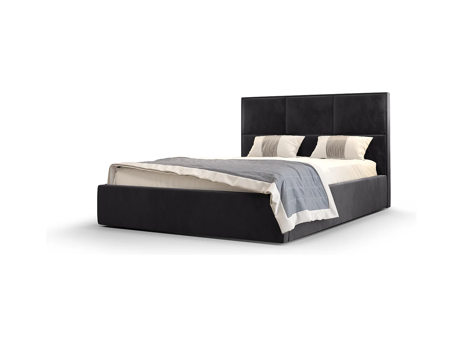 Bedante Polsterbett ELGA 160x200cm, Bettkasten, Doppelbett, Hotelbett, Matratze, Bettkasten, Schlafzimmer, Stauraum, Kontinentalbett, Boxspringbett