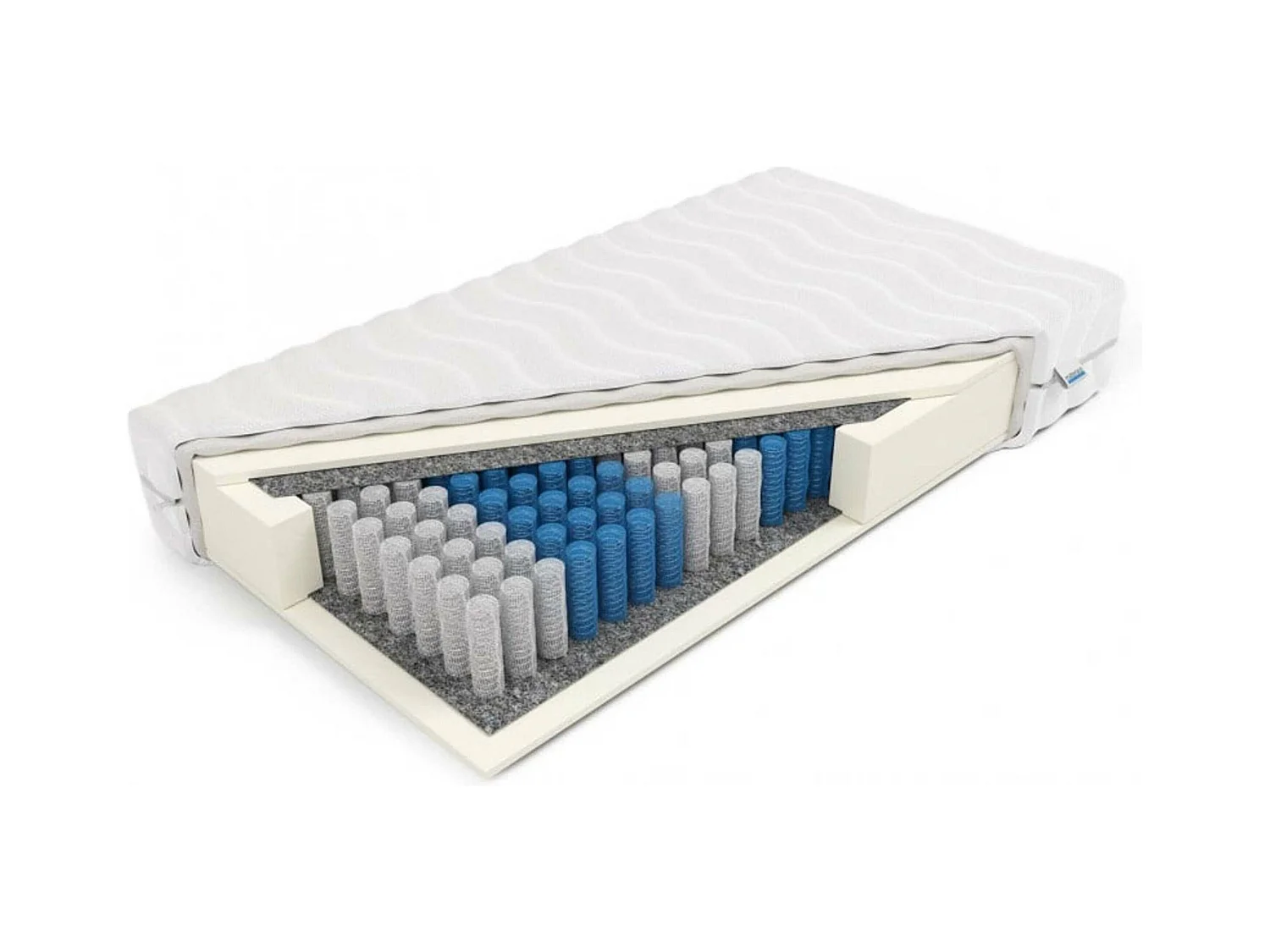 Bedante Polsterbett DAST 90x200cm, Bettkasten, Einzellbett, Bett, Bettkasten, Schlafzimmer, Stauraum, Kontinentalbett, Boxspringbett, Chrome