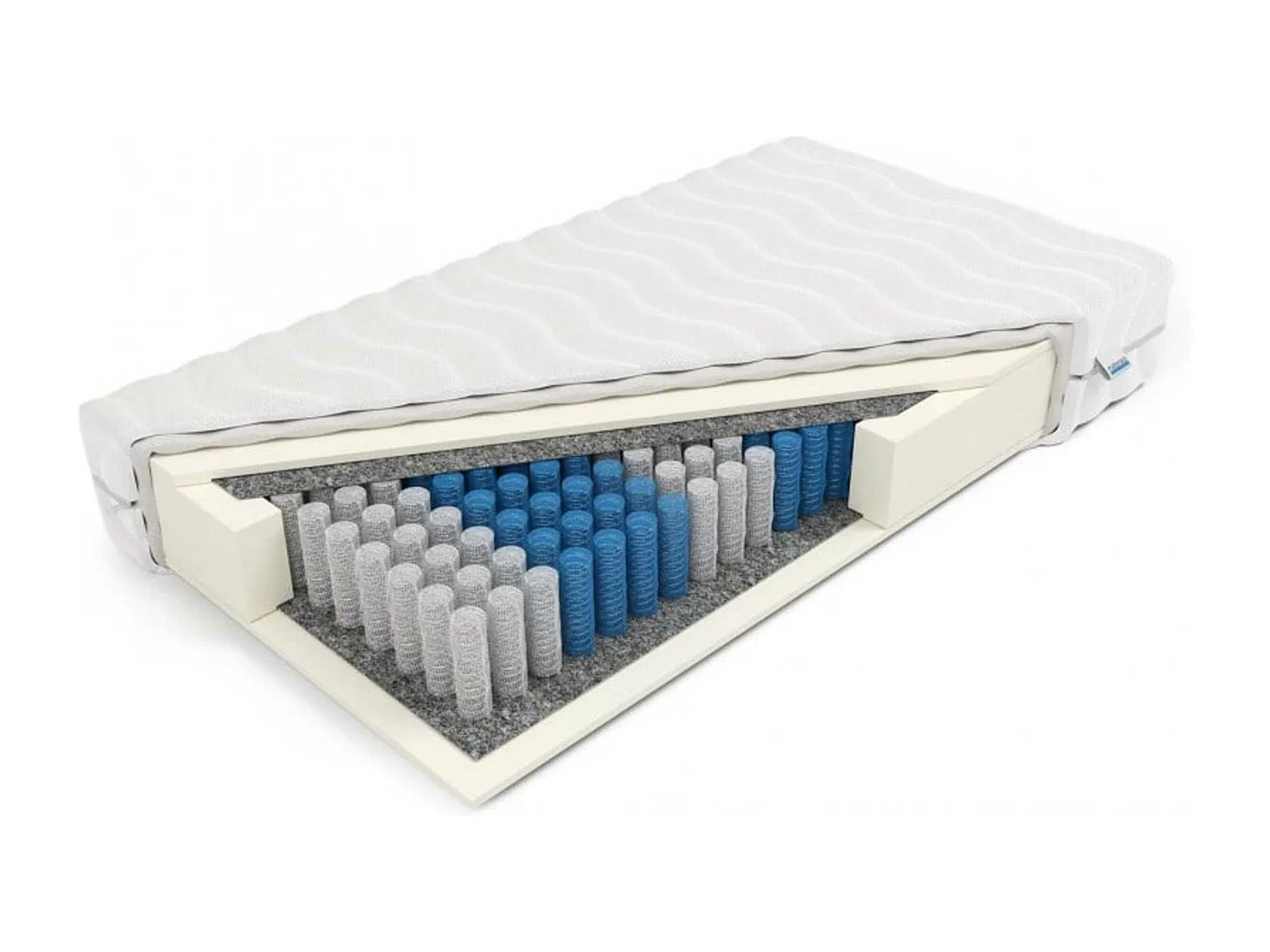 Bedante Polsterbett DAST 90x200cm, Bettkasten, Einzellbett, Bett, Bettkasten, Schlafzimmer, Stauraum, Kontinentalbett, Boxspringbett, Chrome