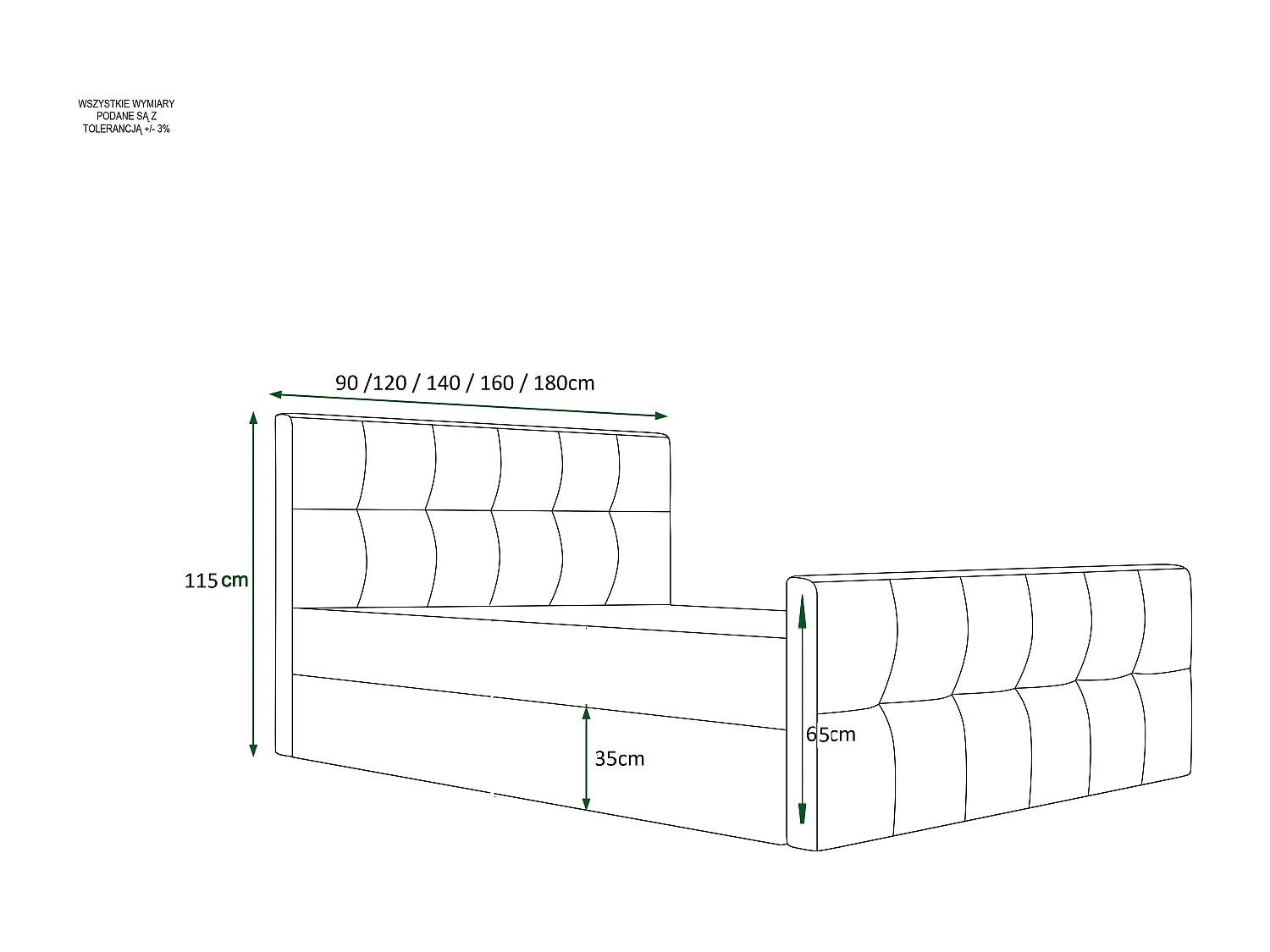Bedante Polsterbett DAST 90x200cm, Bettkasten, Einzellbett, Bett, Bettkasten, Schlafzimmer, Stauraum, Kontinentalbett, Boxspringbett, Chrome