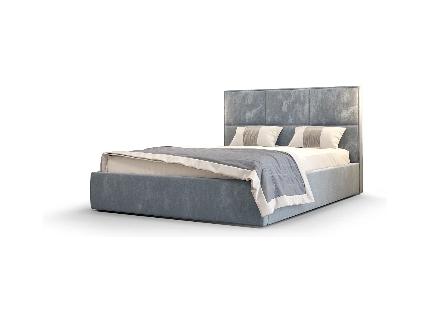 Bedante Polsterbett ELGA 160x200cm, Bettkasten, Doppelbett, Hotelbett, Matratze, Bettkasten, Schlafzimmer, Stauraum, Kontinentalbett, Boxspringbett