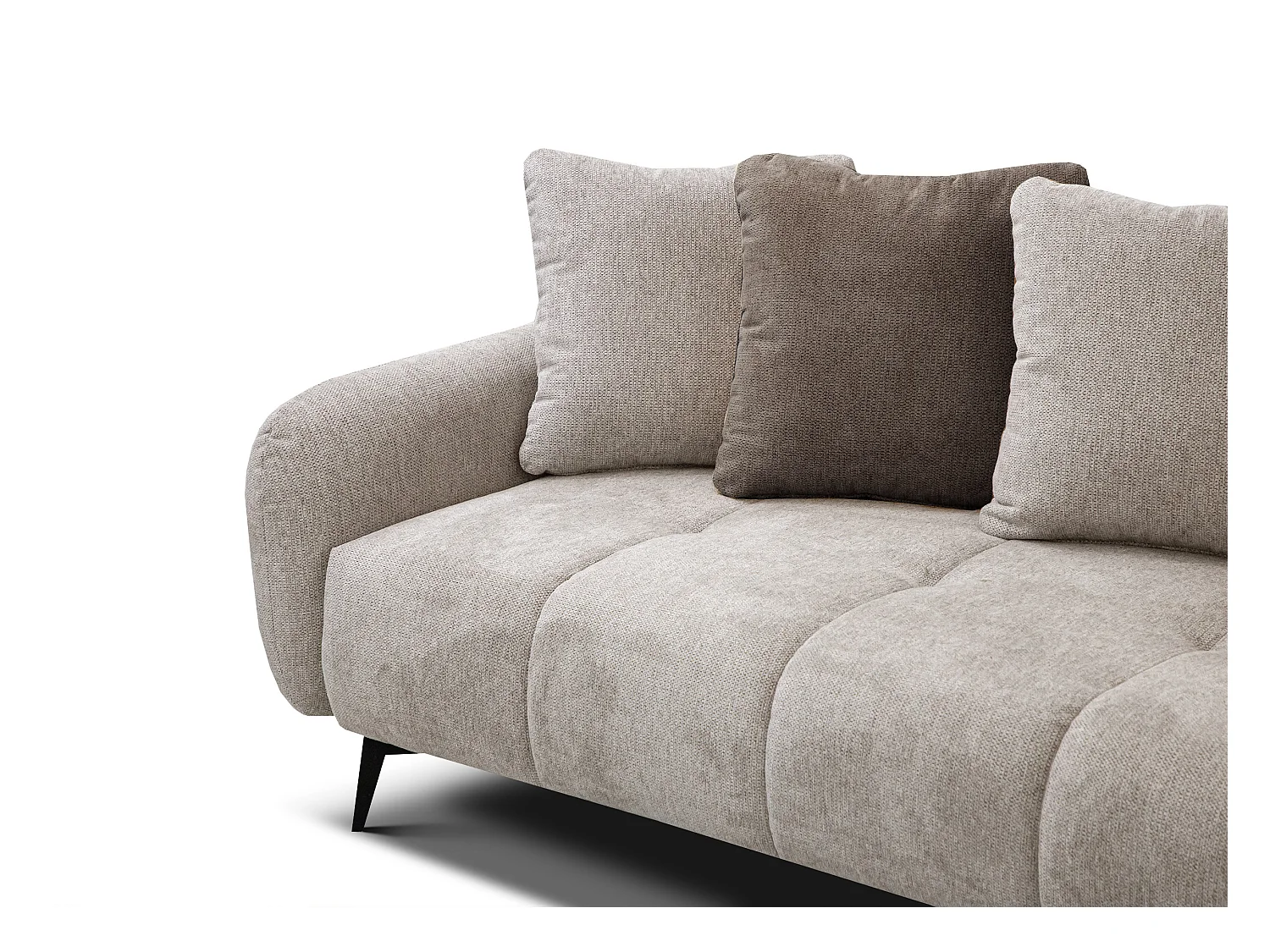 EVENTO Ecksofa 5-Sitzer rechts, beige