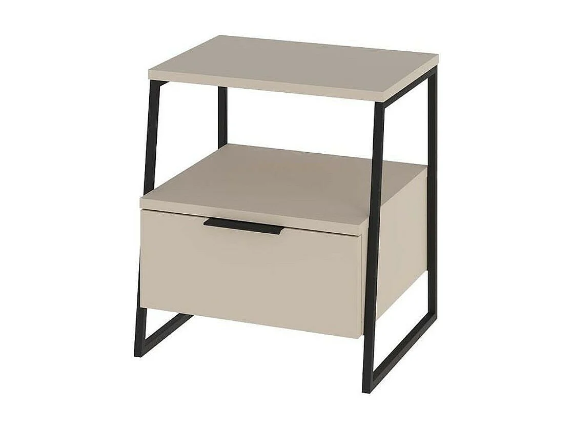 Comodino cashmere Pal 45x41x50 cm – Stile Moderno e Funzionalità in un Design Raffinato