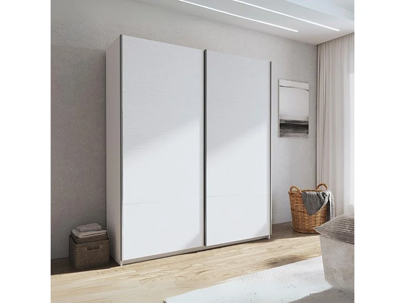 Armadio 2 ante scorrevoli bianco Corrent 180x56,7x218,6H