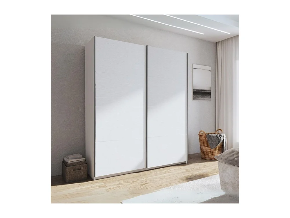 Armadio 2 ante scorrevoli bianco Corrent 180x56,7x218,6H