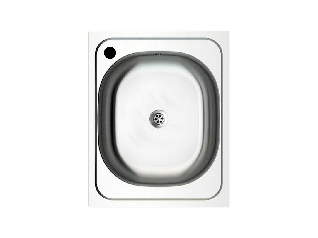 Lavello incasso monovasca acciaio inox N205AS 40x50