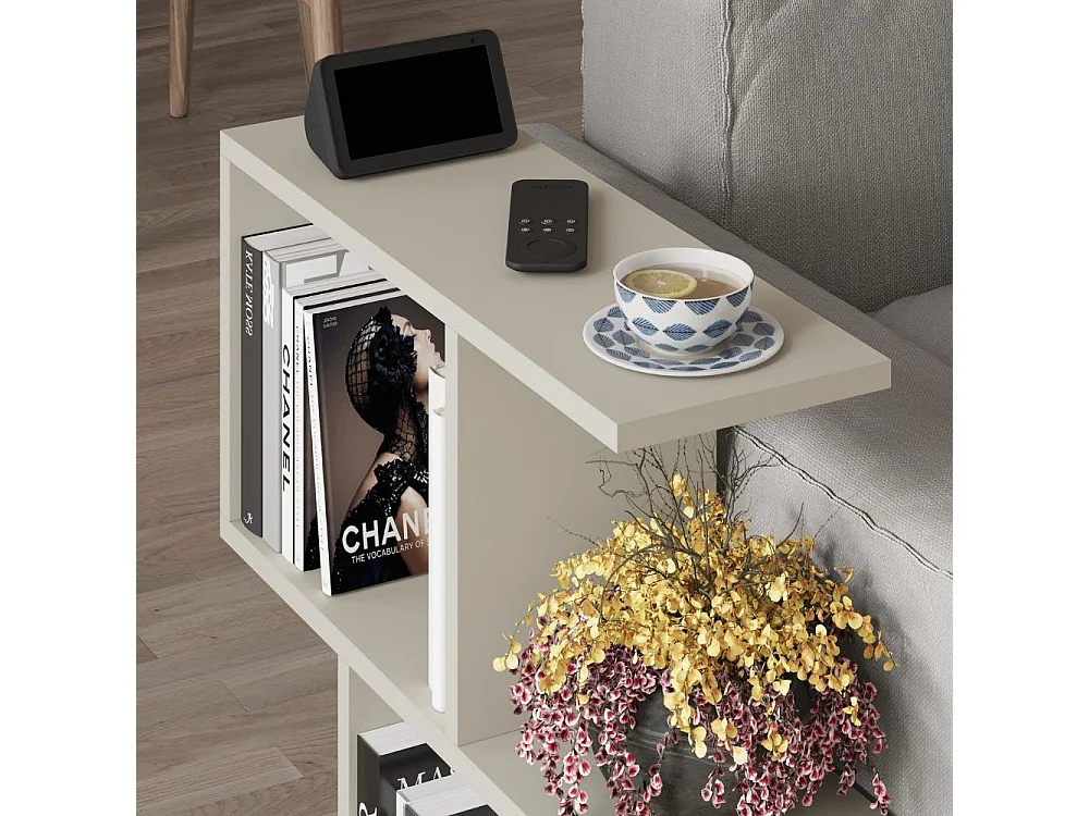 Tavolino da salotto sabbia Homemania 60x19,5x60H – Design moderno e versatilità in un solo complemento d'arredo