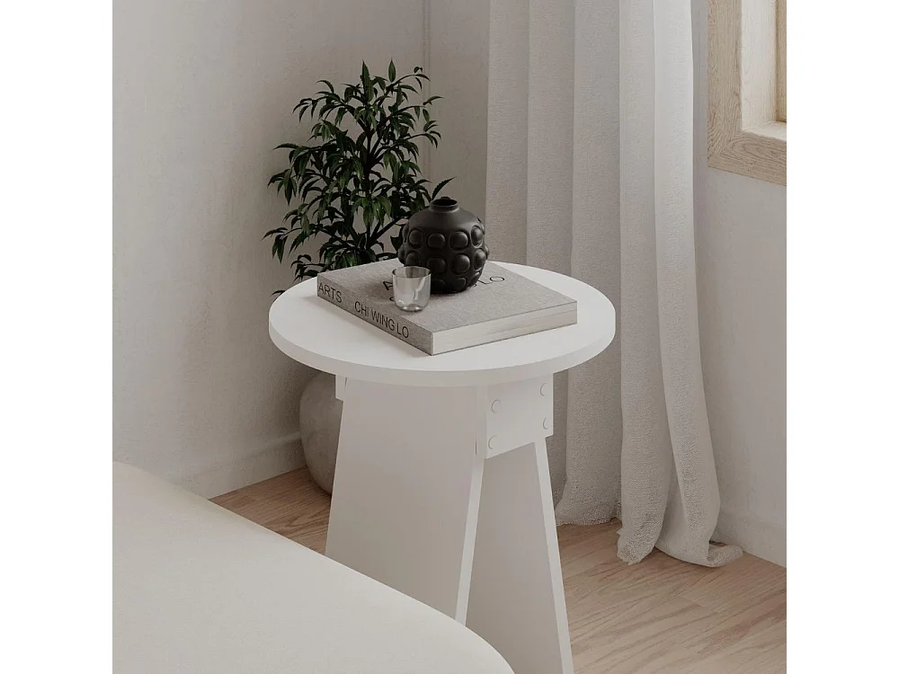 Tavolino da salotto Chen bianco – Eleganza minimalista per ogni ambiente