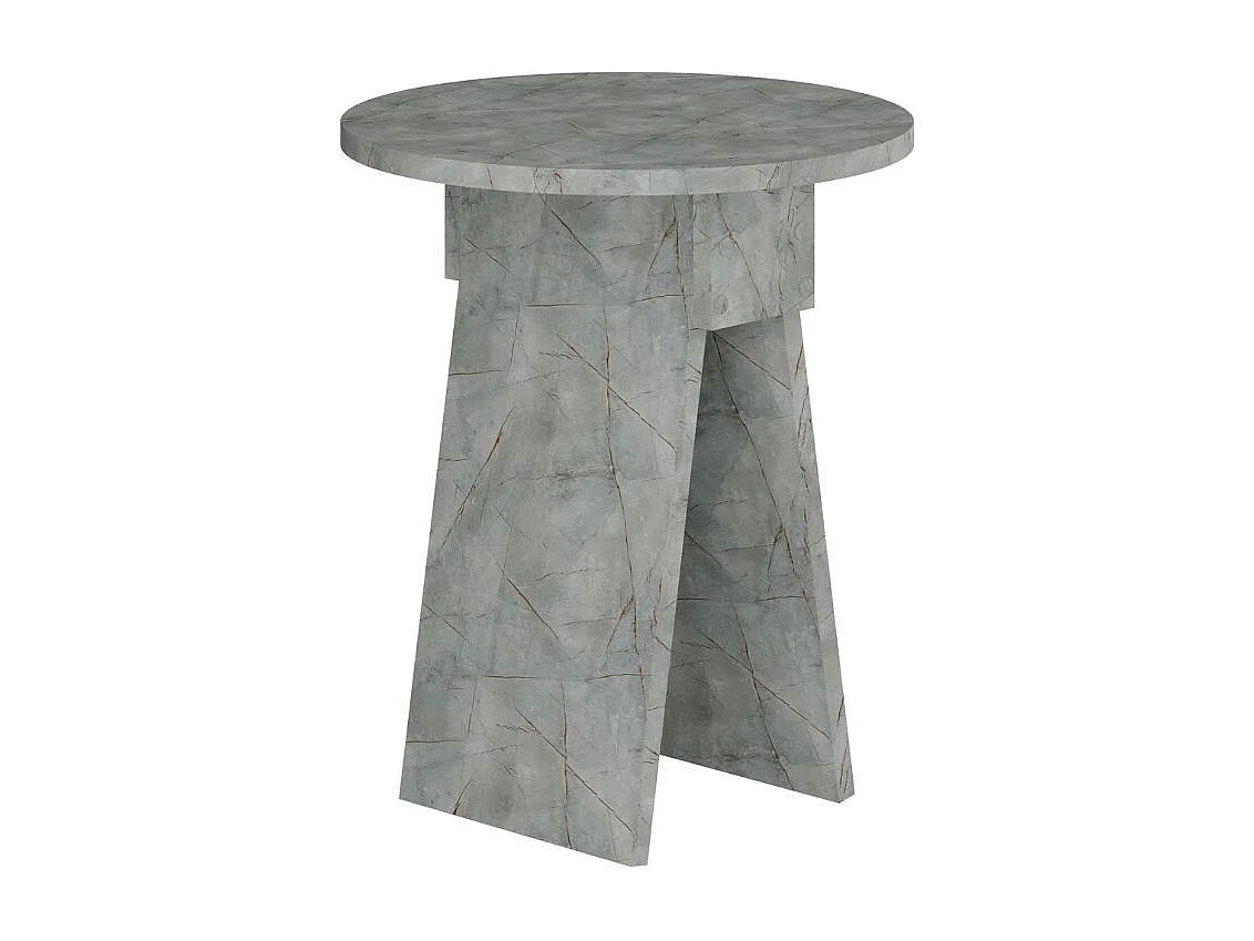 Tavolino da salotto Chen effetto marmo grigio – Eleganza minimalista per ogni ambiente
