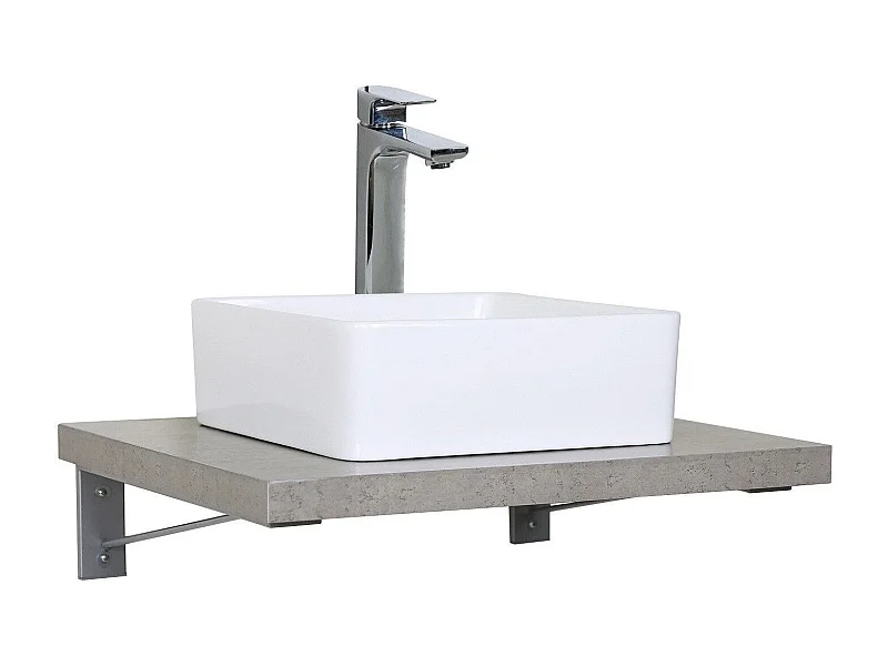 Einzelwaschbecken-Hängeplan + WILL-Halterungen