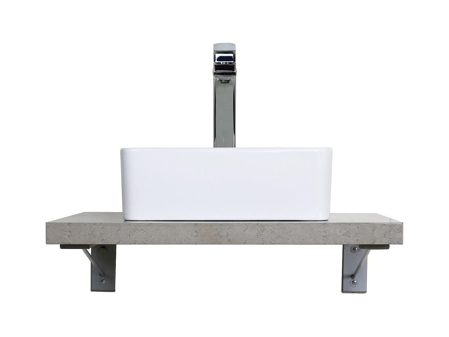 Einzelwaschbecken-Hängeplan + WILL-Halterungen