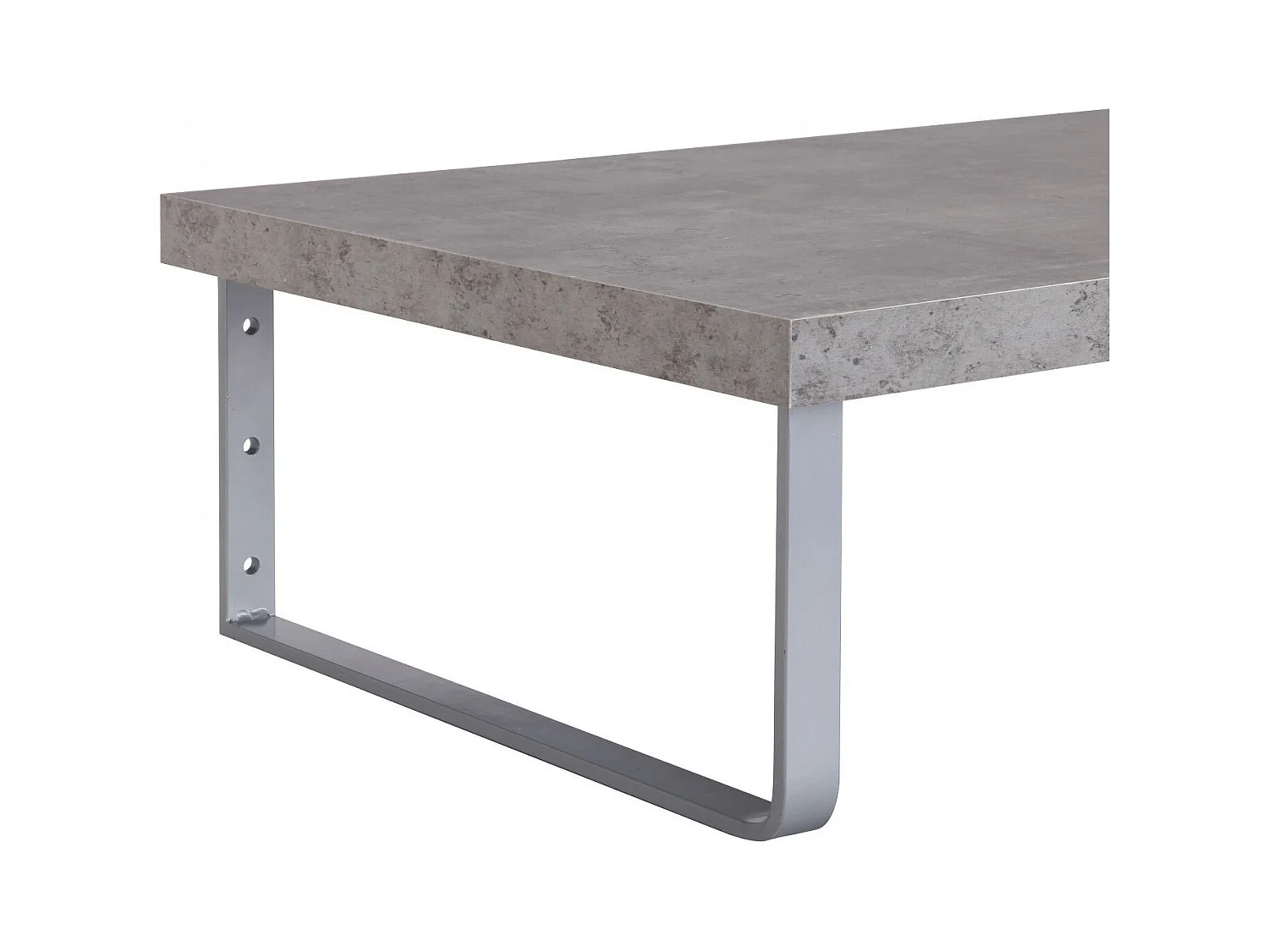 Hängende Waschtischplatte für Waschbecken - 120 cm - Dicke 3,8 cm WILL