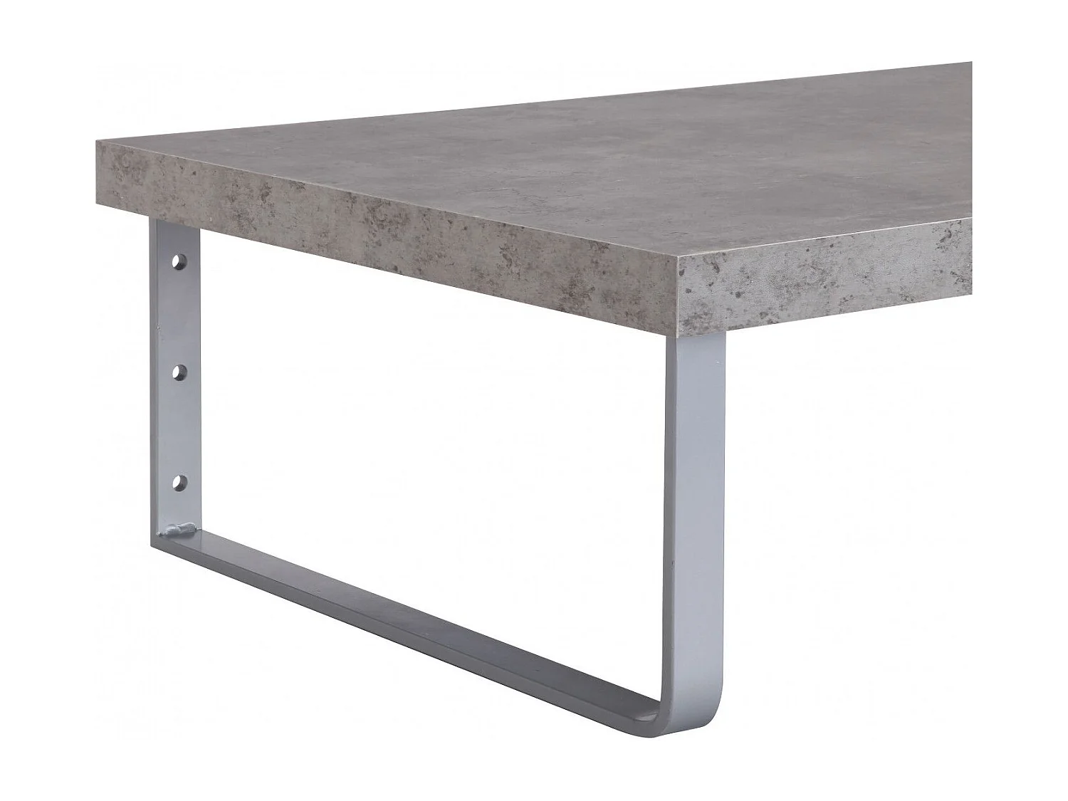 Hangend wastafelblad voor wastafel - 120 cm - Dikte 3,8 cm WILL