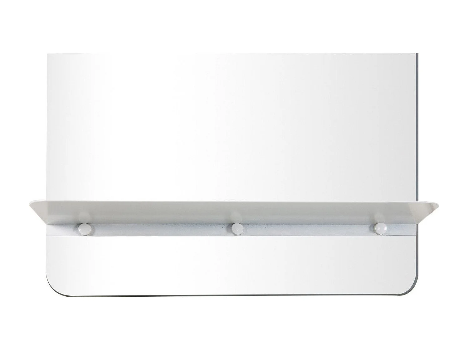 Meuble de Salle de Bain WILL - 2 Plans suspendus 60 cm + Vasque + Miroir + Equerres