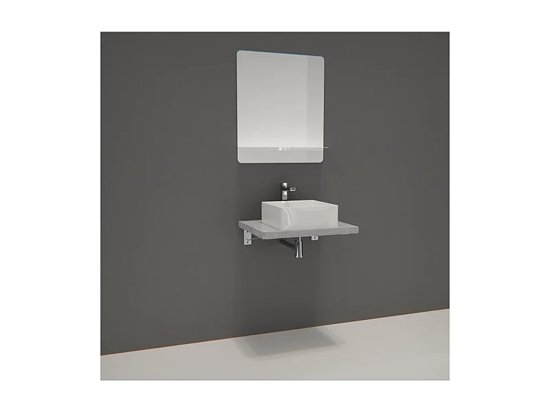 Einzelmöbel + Waschbecken + WILL-Spiegel