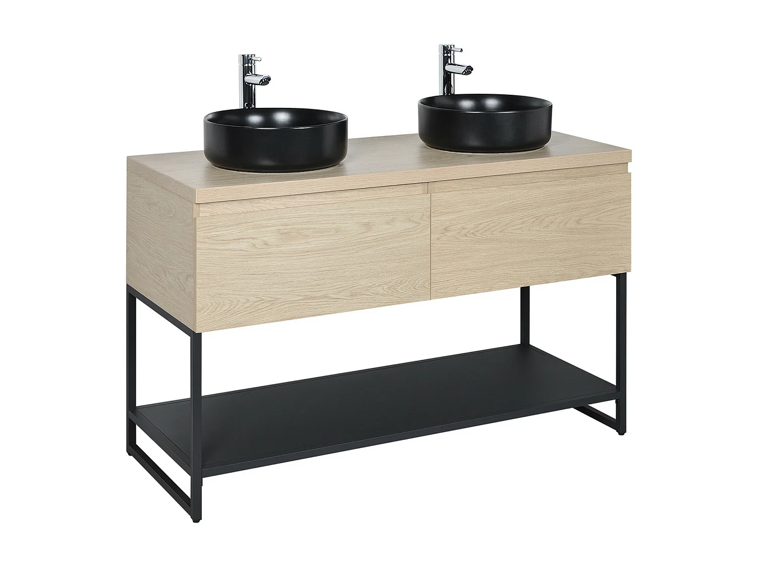 Estructura metálica con lavabo bajo encimera 120 cm WILL