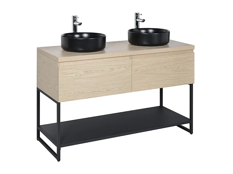 Estructura metálica con lavabo bajo encimera 120 cm WILL