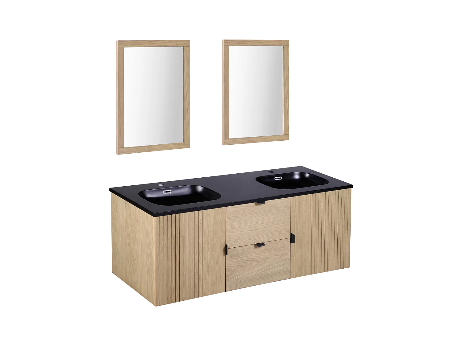 STUDIO Doppelwaschtisch + Spiegel
