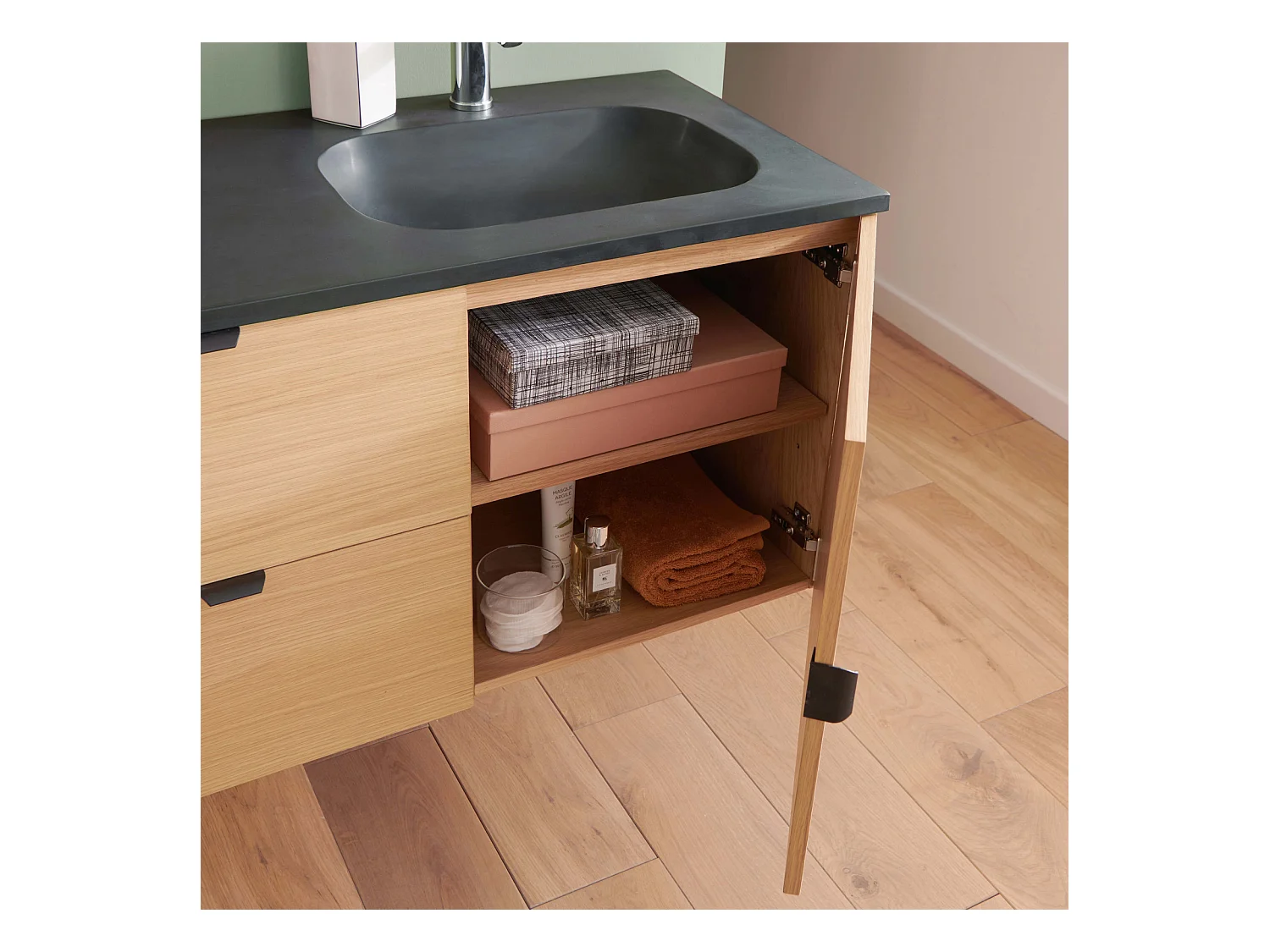 STUDIO Doppelwaschtisch + Spiegel