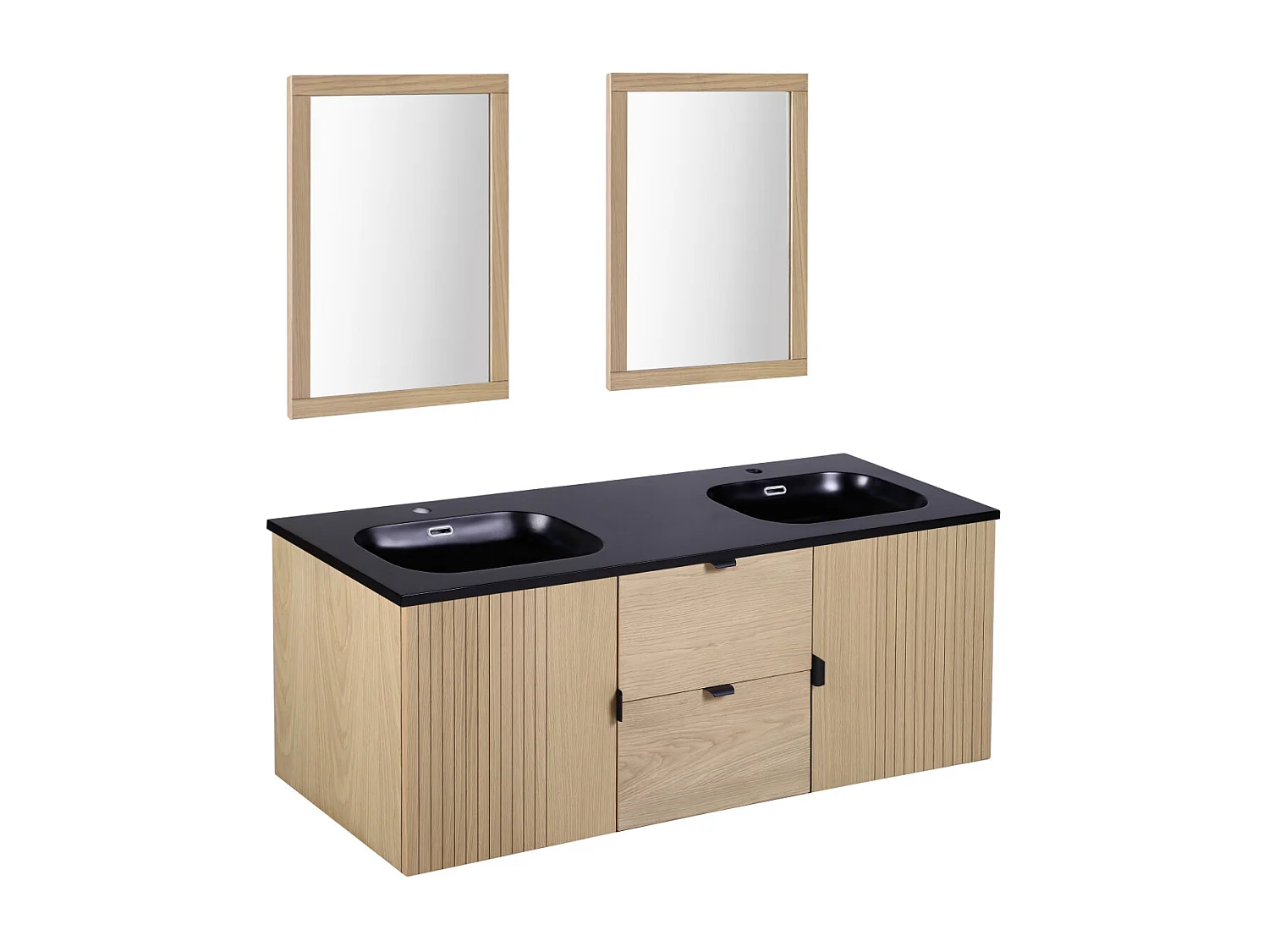 STUDIO Doppelwaschtisch + Spiegel