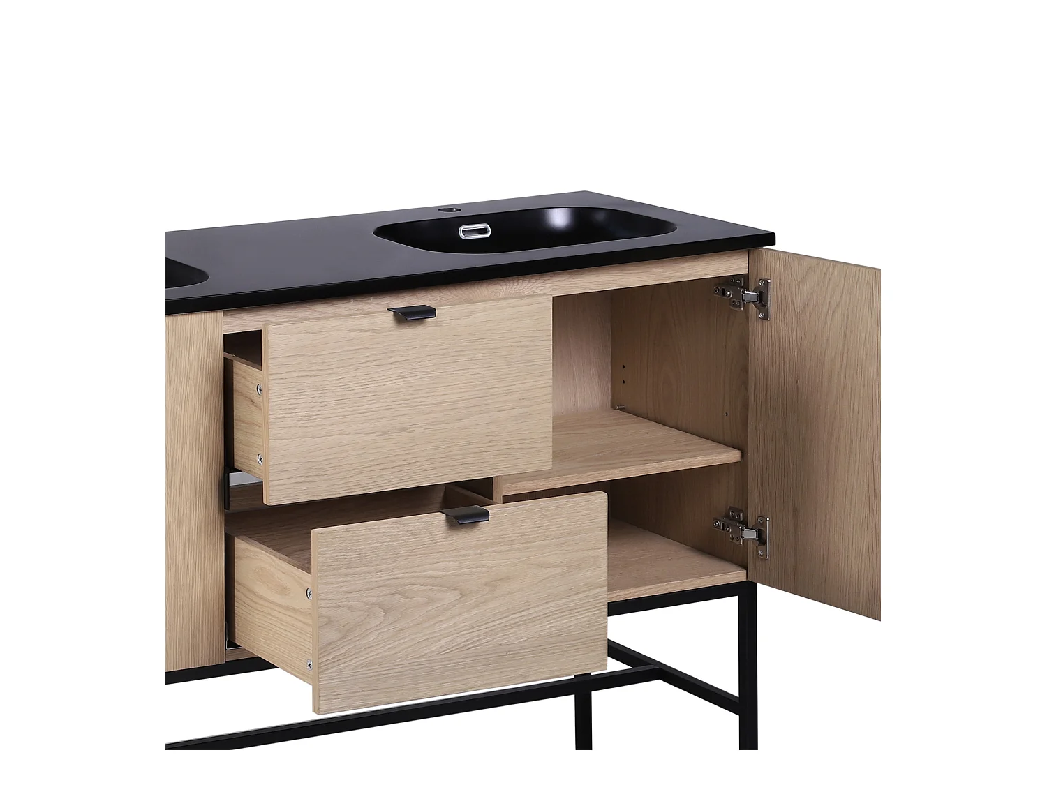 STUDIO Doppelwaschtisch + Spiegel