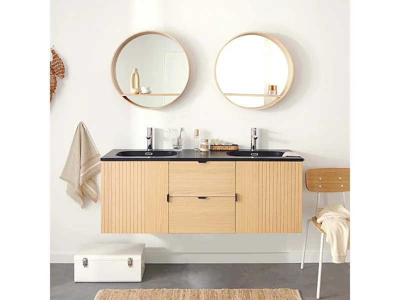 STUDIO Doppelwaschtisch + Spiegel