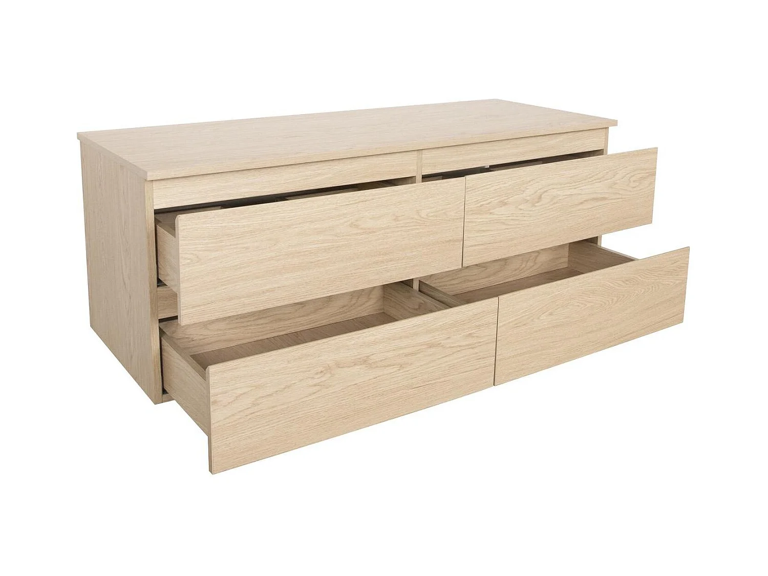 SORRENTO 120 cm Wand-Doppelwaschbecken