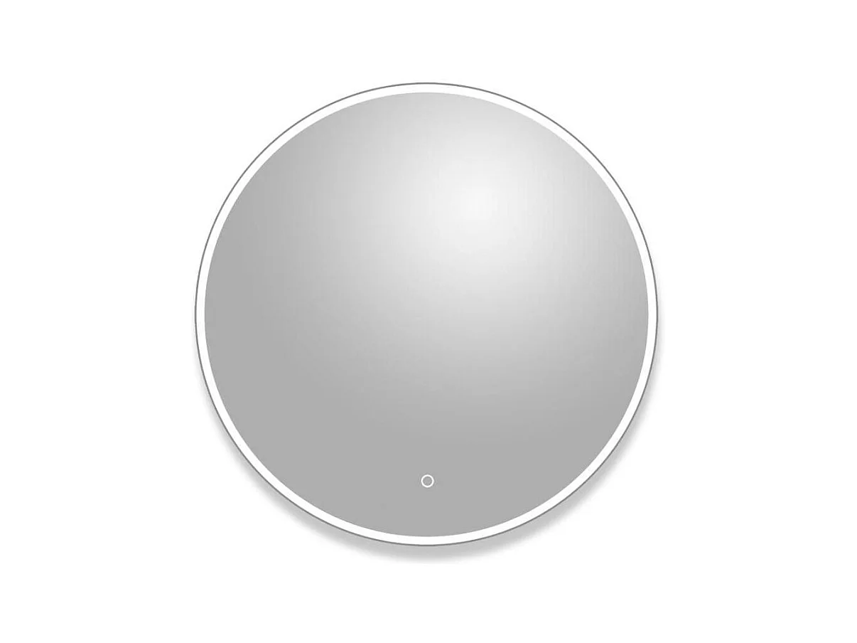 Espejo LED redondo D60/120cm de vidrio plateado CANDRA