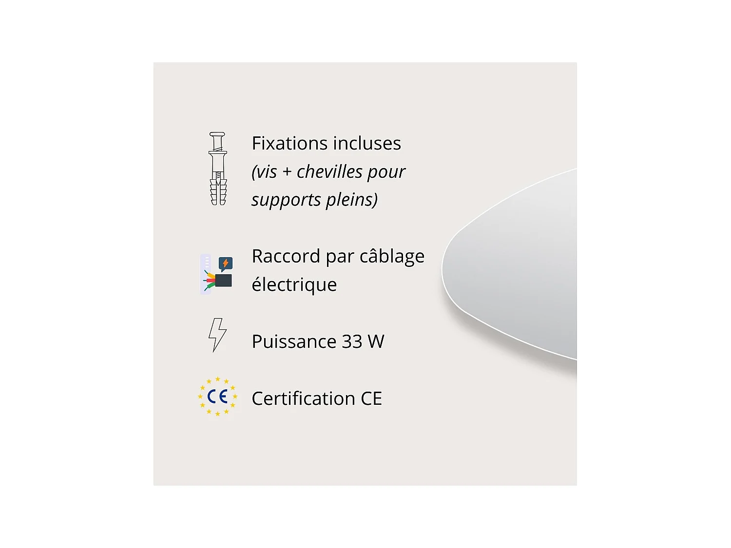 LED Kieselsteinspiegel L80/120cm Antibeschlag LUZIA