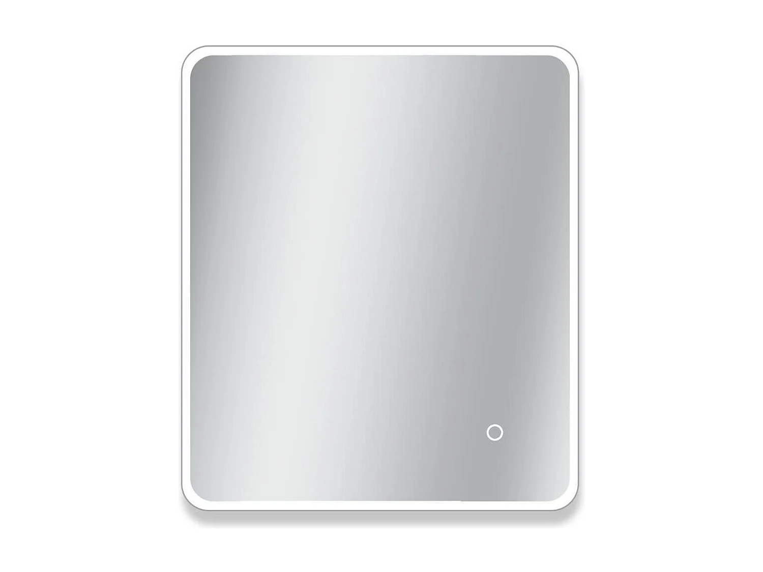 Espejo LED rectangular L60/80/90/120cm  con retroiluminación MIRALUX