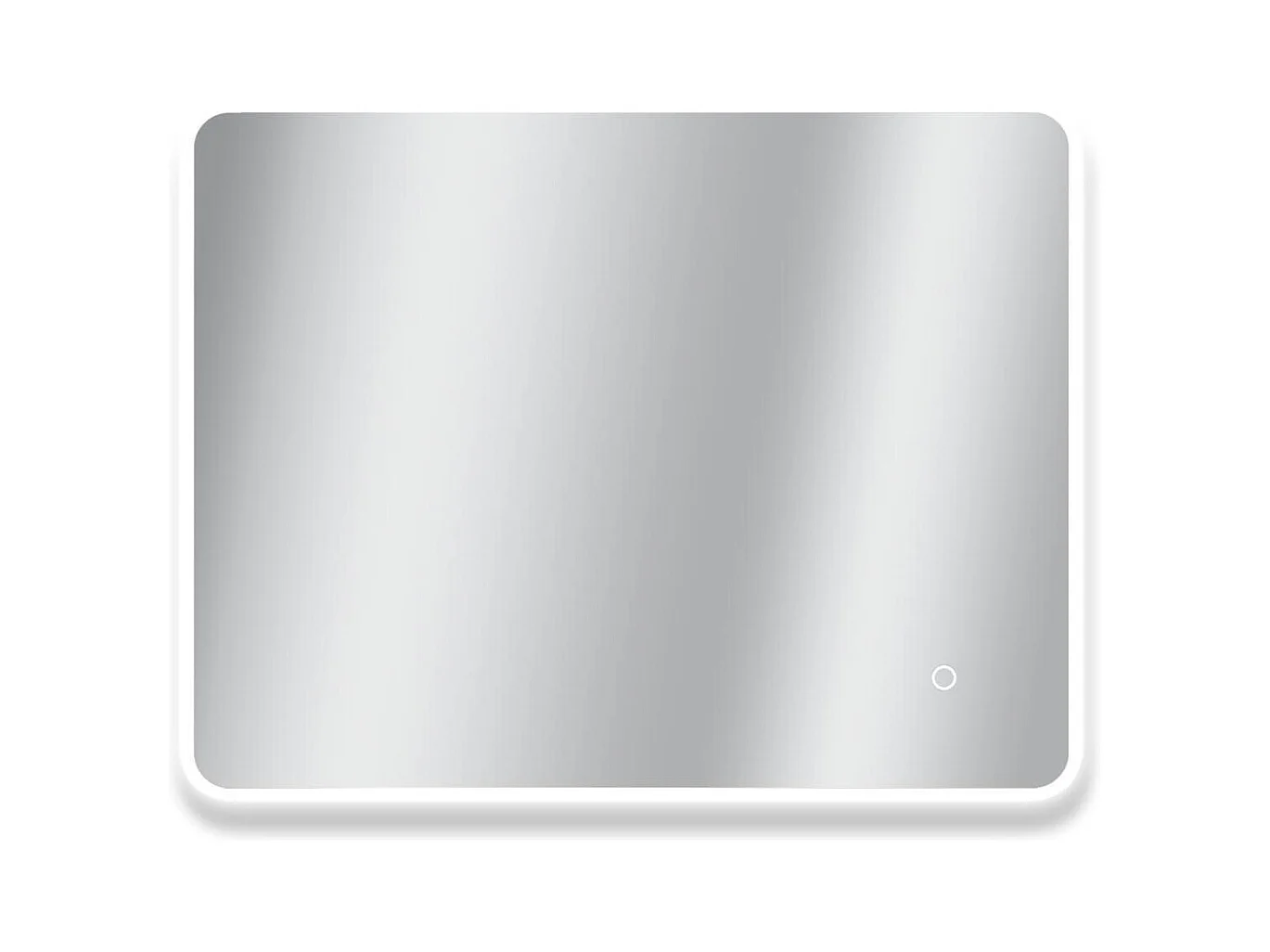 Rechteckiger LED-Spiegel L60/80/90/120cm mit Hintergrundbeleuchtung MIRALUX