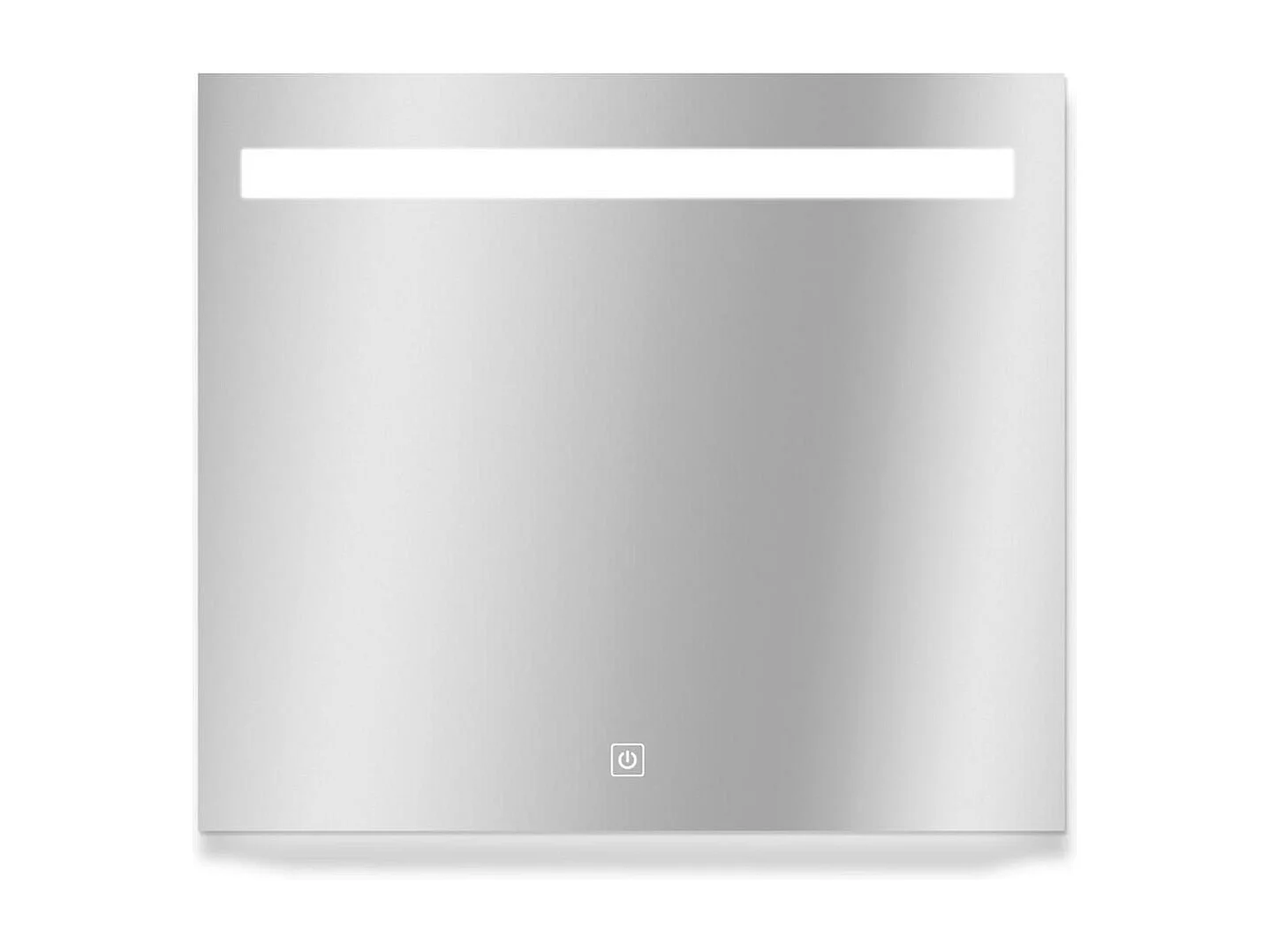 Rechthoekige LED-spiegel L60/80cm met dimmer NOVA LUX