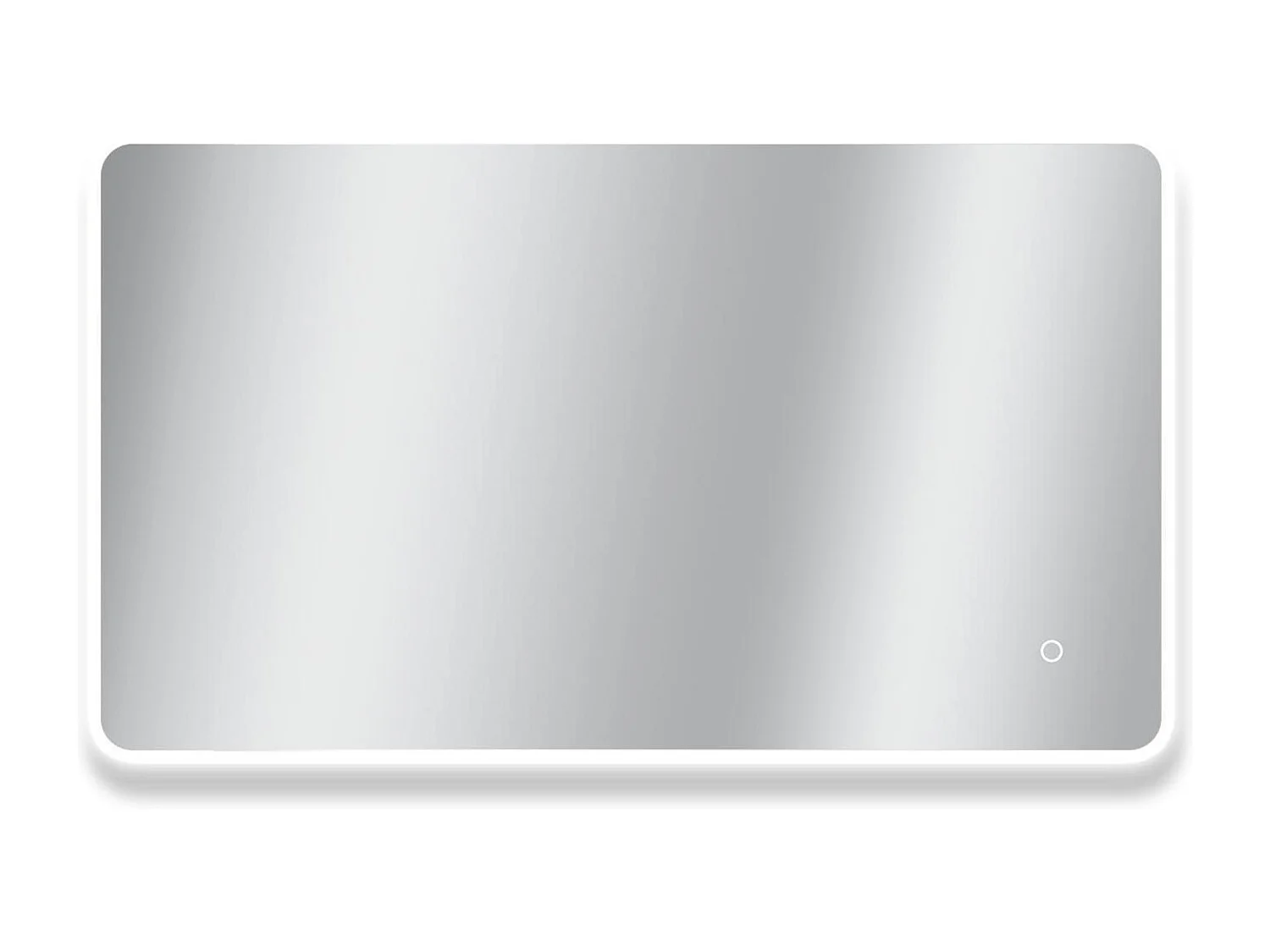 Espejo LED rectangular L60/80/90/120cm  con retroiluminación MIRALUX